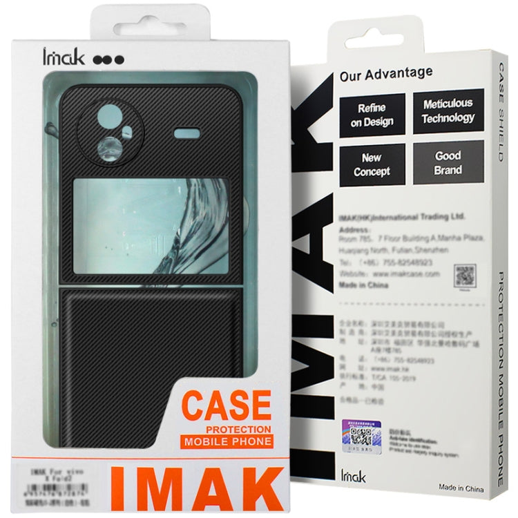 For Motorola Razr 50 / Razr 2024 imak Ruiyi Series Carbon Fiber PU + PC Phone Case - Motorola Cases by imak | Online Shopping South Africa | PMC Jewellery | Buy Now Pay Later Mobicred