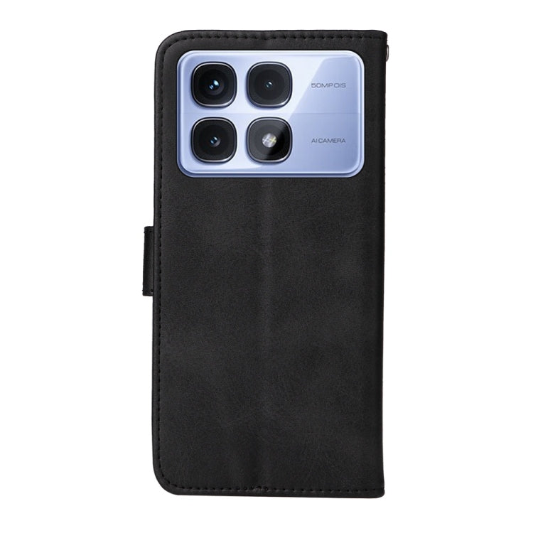 For Redmi K70 Ultra Classic Calf Texture Flip Leather Phone Case(Black) - Xiaomi Cases by PMC Jewellery | Online Shopping South Africa | PMC Jewellery | Buy Now Pay Later Mobicred