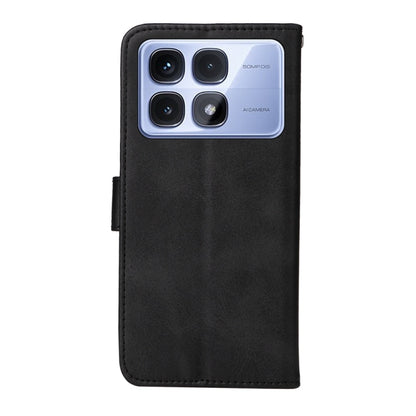 For Redmi K70 Ultra Classic Calf Texture Flip Leather Phone Case(Black) - Xiaomi Cases by PMC Jewellery | Online Shopping South Africa | PMC Jewellery | Buy Now Pay Later Mobicred