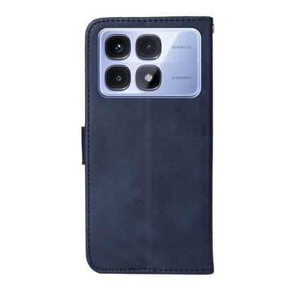 For Redmi K70 Ultra Classic Calf Texture Flip Leather Phone Case(Blue) - Xiaomi Cases by PMC Jewellery | Online Shopping South Africa | PMC Jewellery | Buy Now Pay Later Mobicred