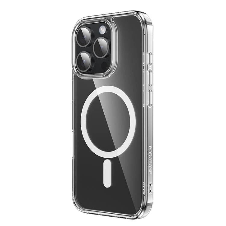 For iPhone 16 Pro BOROFONE BI5 Ice Shield Series MagSafe Magnetic Phone Case(Transparent) - iPhone 16 Pro Cases by Borofone | Online Shopping South Africa | PMC Jewellery | Buy Now Pay Later Mobicred