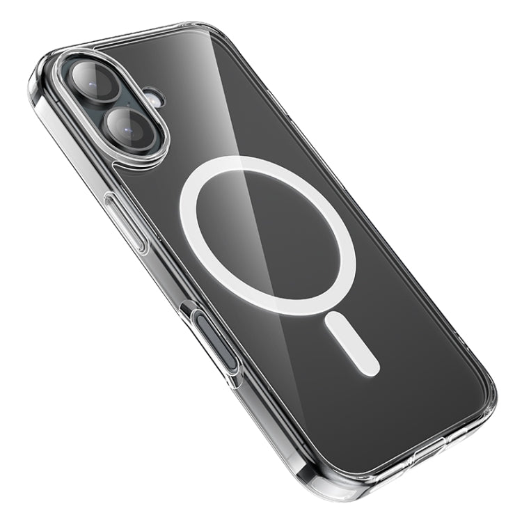 For iPhone 16 BOROFONE BI5 Ice Shield Series MagSafe Magnetic Phone Case(Transparent) - iPhone 16 Cases by Borofone | Online Shopping South Africa | PMC Jewellery | Buy Now Pay Later Mobicred