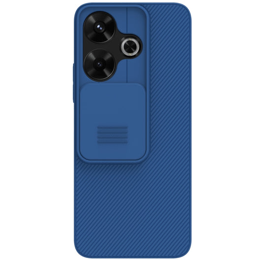 For Xiaomi Poco M6 4G NILLKIN Black Mirror Series Camshield PC Phone Case(Blue) - Xiaomi Cases by NILLKIN | Online Shopping South Africa | PMC Jewellery | Buy Now Pay Later Mobicred