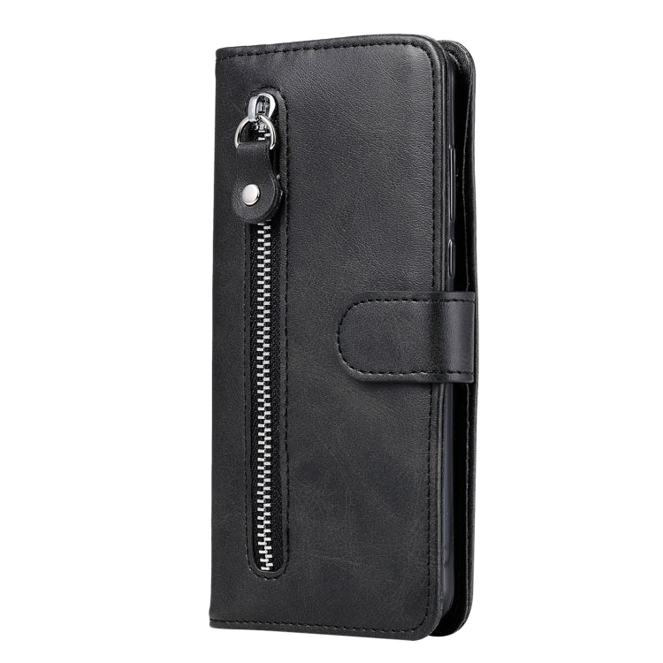 For Samsung Galaxy S25 Ultra 5G Fashion Calf Texture Zipper Leather Phone Case(Black) - Galaxy S25 Ultra 5G Cases by PMC Jewellery | Online Shopping South Africa | PMC Jewellery | Buy Now Pay Later Mobicred