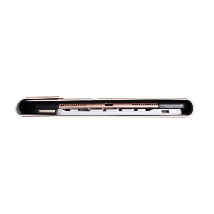 A870 For Samsung Galaxy Tab S7 T870/T875 11 inch Detachable Bluetooth Keyboard Ultrathin Horizontal Flip Leather Tablet Case with Holder & Elastic Band(Gold) - free shipping - PMC TechLife - Order now!