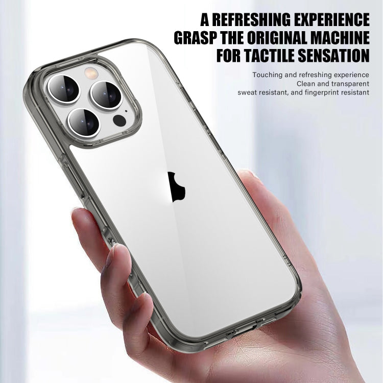 For iPhone 16 Plus PC Hybrid TPU Full Coverage Shockproof Phone Case(Transparent Purple) - iPhone 16 Plus Cases by PMC TechLife | Online Shopping South Africa | PMC TechLife | Buy Now Pay Later Mobicred