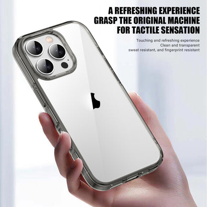 For iPhone 16 Pro Max PC Hybrid TPU Full Coverage Shockproof Phone Case(Transparent) - iPhone 16 Pro Max Cases by PMC Jewellery | Online Shopping South Africa | PMC Jewellery | Buy Now Pay Later Mobicred