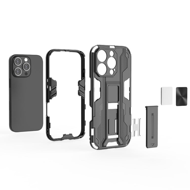 For iPhone 16 Pro Supersonic PC + TPU Holder Phone Case(Red) - iPhone 16 Pro Cases by PMC TechLife | Online Shopping South Africa | PMC TechLife | Buy Now Pay Later Mobicred