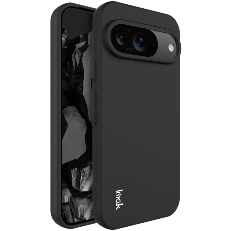 For Google Pixel 9 / Pixel 9 Pro IMAK UC-3 Series Shockproof Frosted TPU Phone Case(Black) - Google Cases by imak | Online Shopping South Africa | PMC Jewellery | Buy Now Pay Later Mobicred