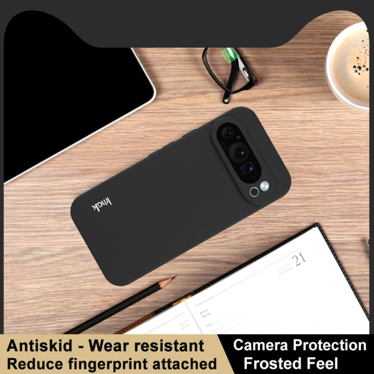 For Google Pixel 9 Pro XL IMAK UC-3 Series Shockproof Frosted TPU Phone Case(Black) - Google Cases by imak | Online Shopping South Africa | PMC Jewellery | Buy Now Pay Later Mobicred