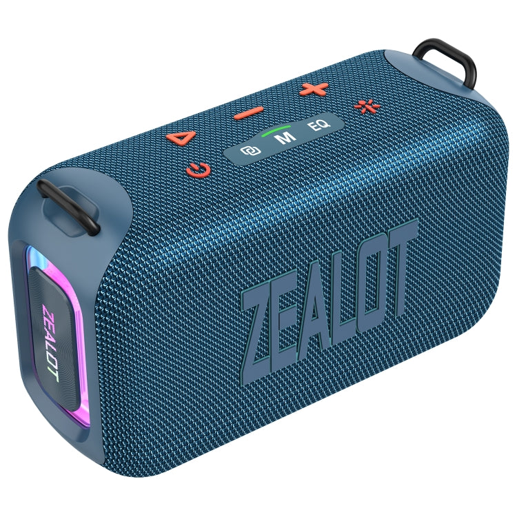 Zealot S85 50W Outdoor Waterproof Portable Bluetooth Speaker(Blue) - Waterproof Speaker by ZEALOT | Online Shopping South Africa | PMC Jewellery | Buy Now Pay Later Mobicred