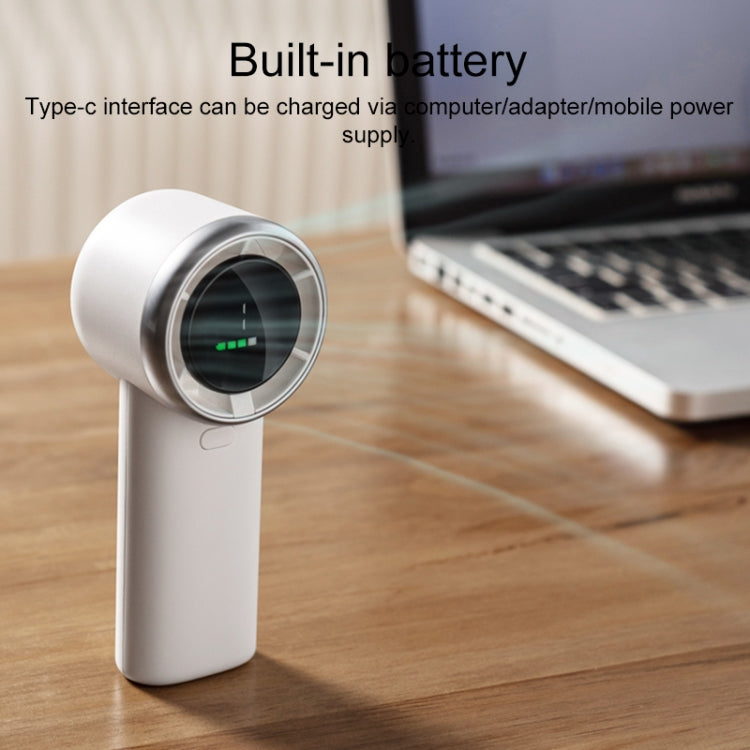 N603 HD Digital Display Handheld Turbine Fan(Green) - Electric Fans by PMC TechLife | Online Shopping South Africa | PMC TechLife | Buy Now Pay Later Mobicred