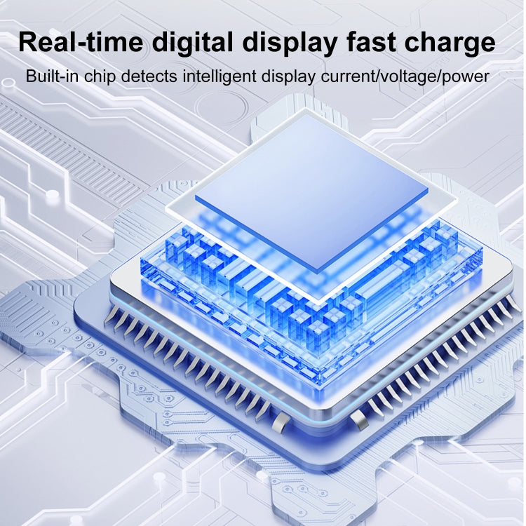 60W 10Gbps Intelligent Digital Display Fast Charge Adapter Type-C to USB-A - Converter & Adapter by PMC Jewellery | Online Shopping South Africa | PMC Jewellery | Buy Now Pay Later Mobicred