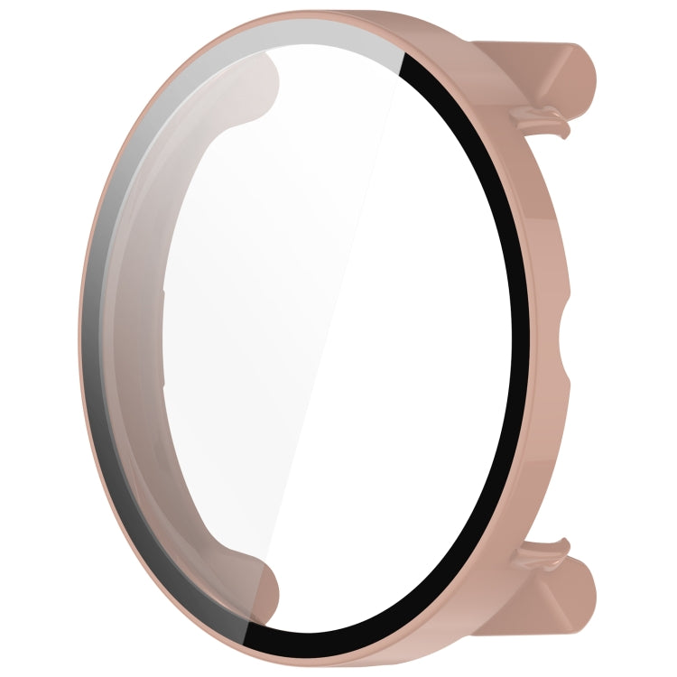 For Suunto Race S PC + Tempered Glass Film Integrated Watch Protective Case(Pink) - Watch Case by PMC TechLife | Online Shopping South Africa | PMC TechLife | Buy Now Pay Later Mobicred