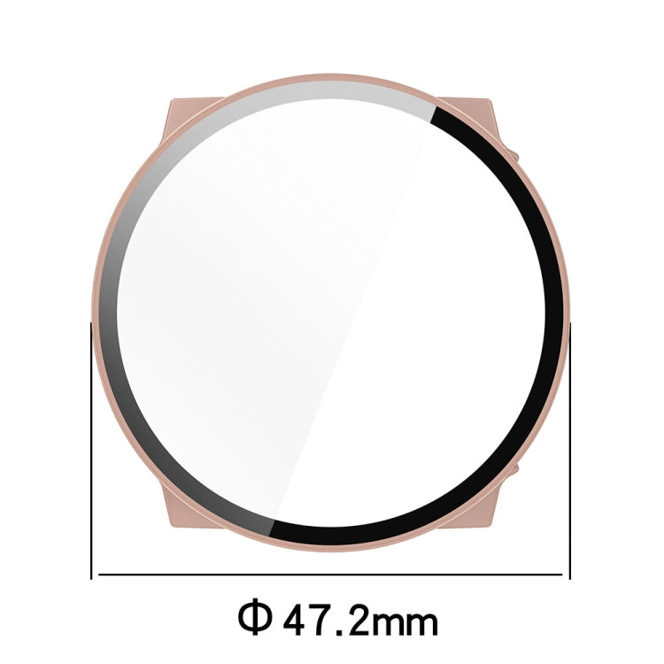 For Suunto Race S PC + Tempered Glass Film Integrated Watch Protective Case(Black) - Watch Case by PMC TechLife | Online Shopping South Africa | PMC TechLife | Buy Now Pay Later Mobicred