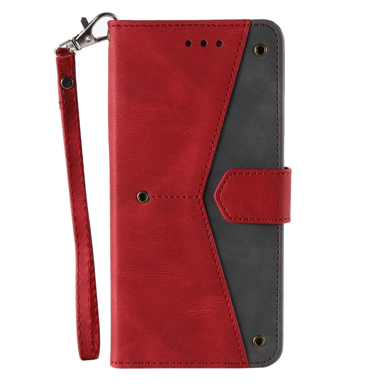 For iPhone 16 Nail Skin Feel Stitching Calf Texture Leather Phone Case(Red) - iPhone 16 Cases by PMC Jewellery | Online Shopping South Africa | PMC Jewellery | Buy Now Pay Later Mobicred