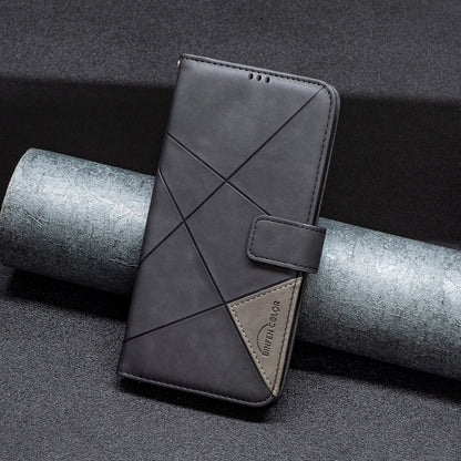 For Redmi K70 Ultra Magnetic Buckle Rhombus Texture Leather Phone Case(Black) - Xiaomi Cases by PMC Jewellery | Online Shopping South Africa | PMC Jewellery | Buy Now Pay Later Mobicred