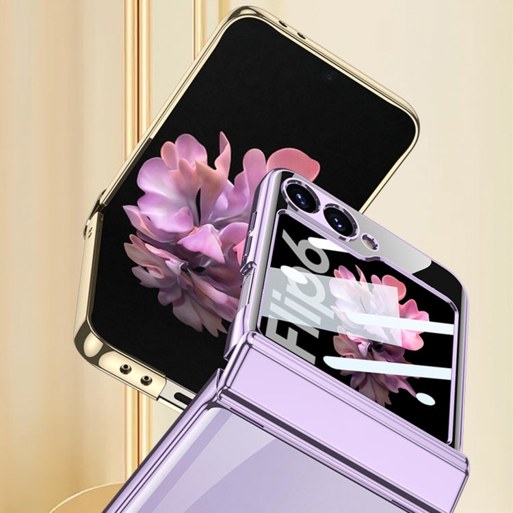 For Samsung Galaxy Z Flip6 / Flip7 FE GKK Integrated Magnetic Fold Hinge Shockproof Phone Case(Purple) - free shipping - PMC Jewellery - Order now!