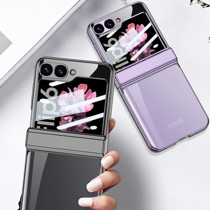 For Samsung Galaxy Z Flip6 GKK Integrated Magnetic Fold Hinge Shockproof Phone Case(Purple) - Galaxy Z Flip6 5G Cases by GKK | Online Shopping South Africa | PMC Jewellery | Buy Now Pay Later Mobicred