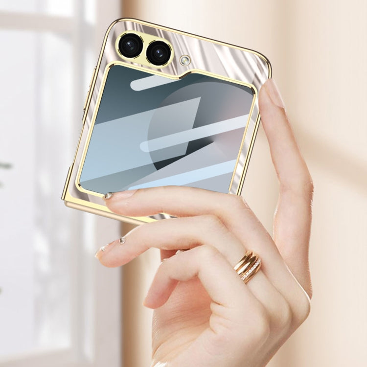 For Samsung Galaxy Z Flip6 GKK Integrated Phantom Optics Full Coverage Phone Case(Gold) - Galaxy Z Flip6 5G Cases by GKK | Online Shopping South Africa | PMC Jewellery | Buy Now Pay Later Mobicred