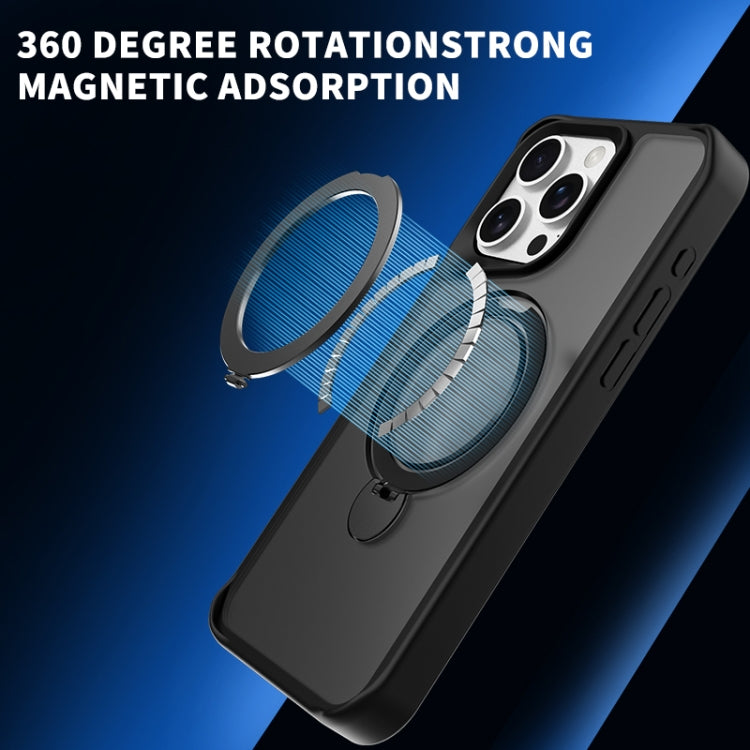 For iPhone 16 Pro Max Invisible Fulcrum Holder MagSafe Phone Case(Black) - free shipping - PMC TechLife - Order now!