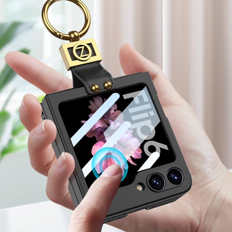 For Samsung Galaxy Z Flip6 / Flip7 FE GKK Integrated Ultra-thin Phone Case with Z Ring Holder(Pink) - free shipping - PMC Jewellery - Order now!