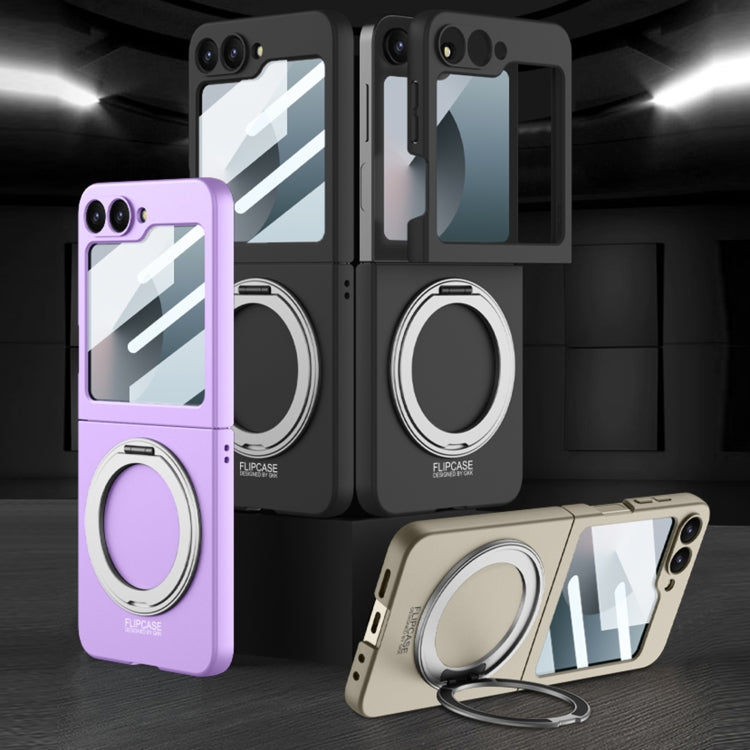 For Samsung Galaxy Z Flip6 / Flip7 FE GKK Integrated Ultra-thin MagSafe Phone Case with Ring Holder(Black) - free shipping - PMC Jewellery - Order now!