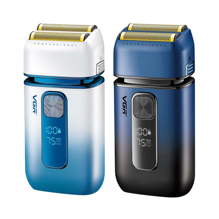 VGR V-362 5W USB Reciprocating Electric Shaver Bald Head Hair Clipper(Dark Blue) - free shipping - PMC TechLife - Order now!