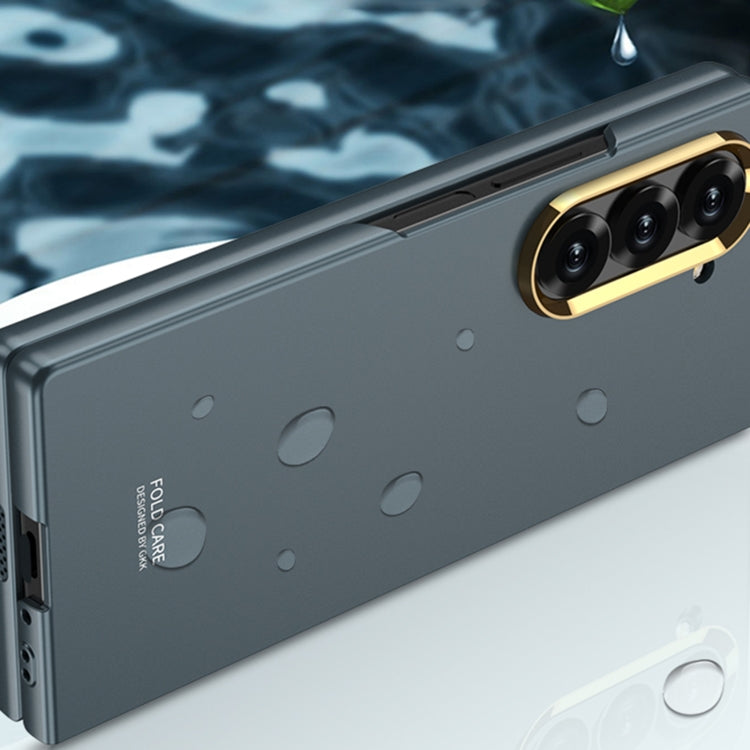 For Samsung Galaxy Z Fold6 GKK Integrated Ultra-thin Electroplating Lens Frame Phone Case(Titanium Grey) - free shipping - PMC Jewellery - Order now!