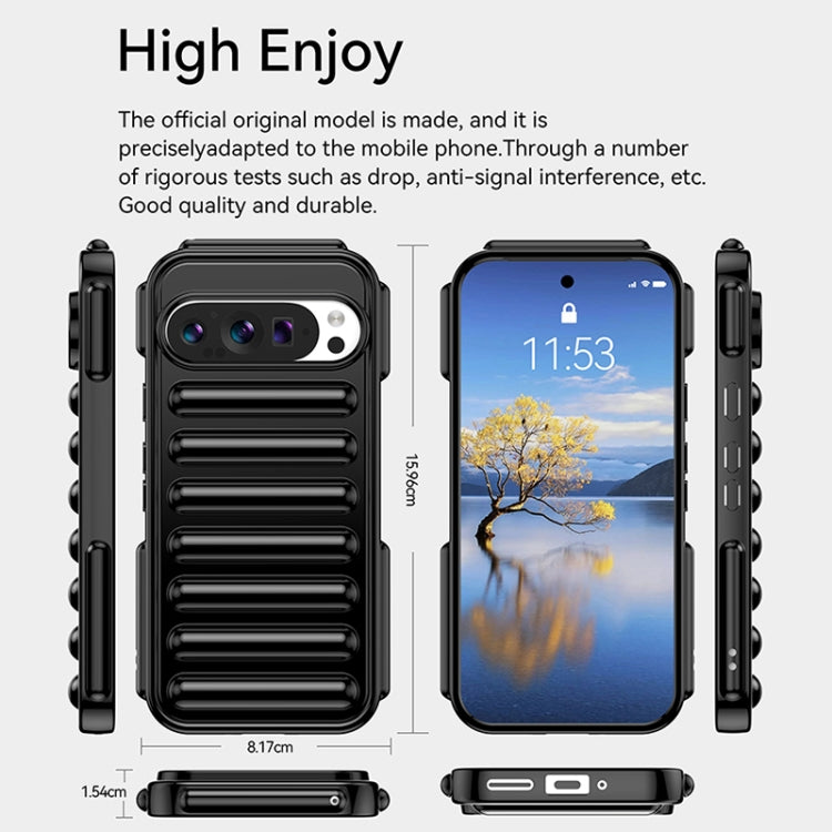 For Google Pixel 9 Pro Capsule Series Candy Color TPU Phone Case(Purple) - Google Cases by PMC TechLife | Online Shopping South Africa | PMC TechLife | Buy Now Pay Later Mobicred