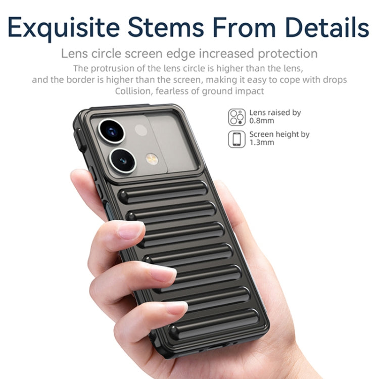 For Redmi K70 Capsule Series Candy Color TPU Phone Case(Black) - Xiaomi Cases by PMC Jewellery | Online Shopping South Africa | PMC Jewellery | Buy Now Pay Later Mobicred