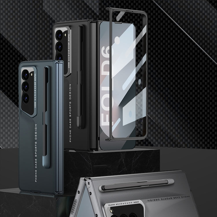 For Samsung Galaxy Z Fold6 GKK Integrated Blade Ultra-thin Full Coverage Phone Case with Pen Slot, Not Included Pen(Black) - free shipping - PMC Jewellery - Order now!