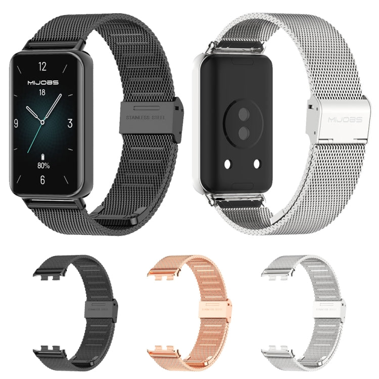 For Honor Band 10 / 9 MIJOBS Milan Buckle Stainless Steel Watch Band(Silver) - free shipping - PMc TechLife - Order now!