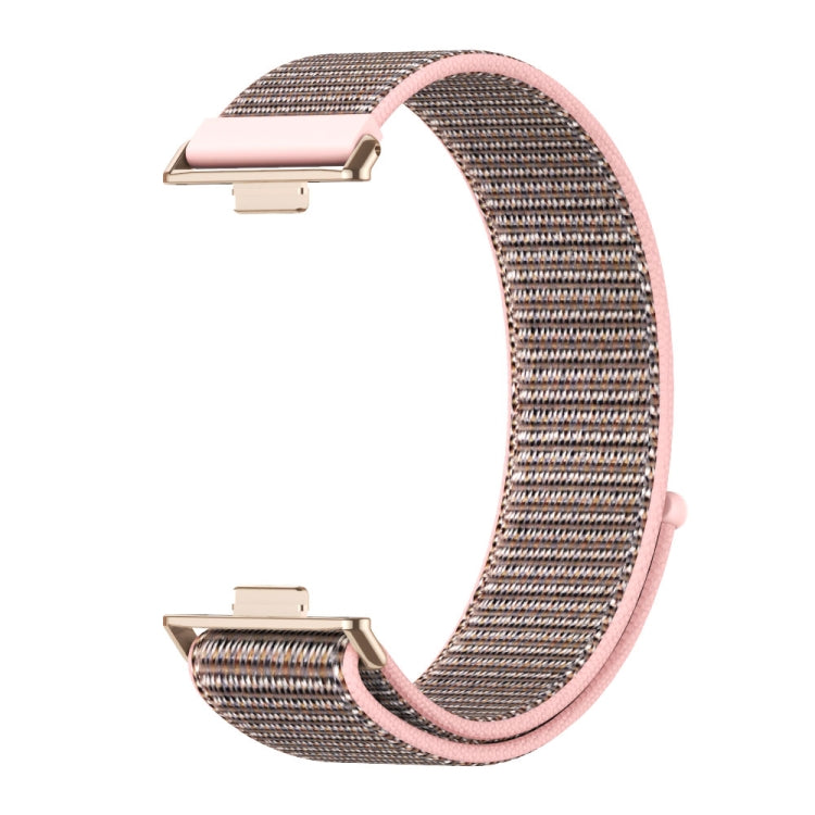 For Huawei Watch Fit3 MIJOBS Breathable Nylon Loop Watch Band(Pink Sand Rose Gold) - free shipping - PMc TechLife - Order now!