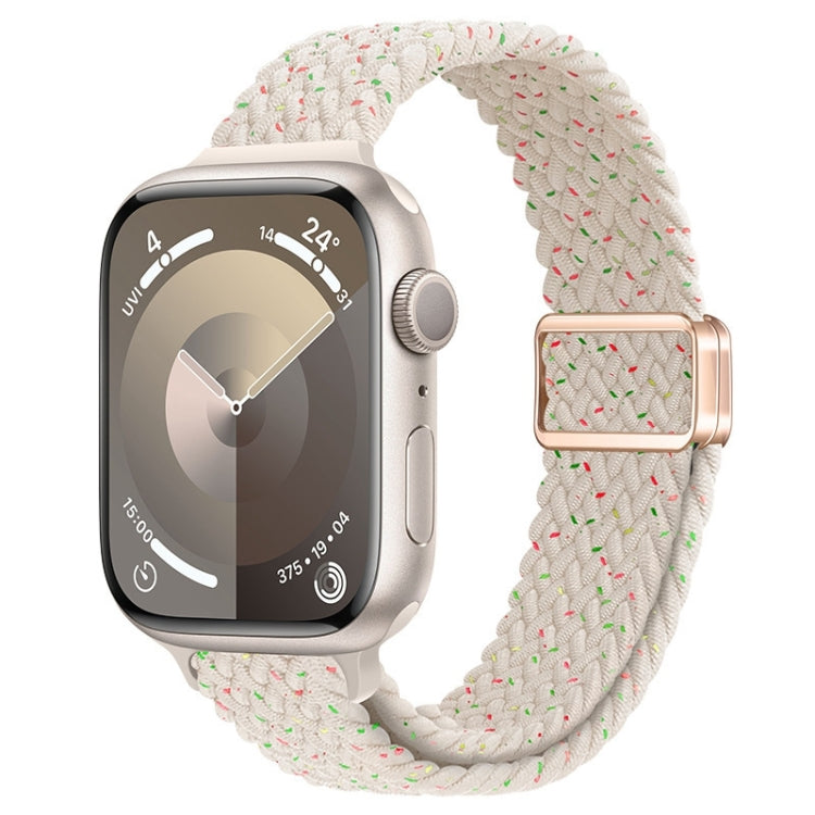 For Apple Watch Series 5 40mm Slim Magnetic Buckle Nylon Braided Watch Band(Spring Sakura) - free shipping - PMc TechLife - Order now!