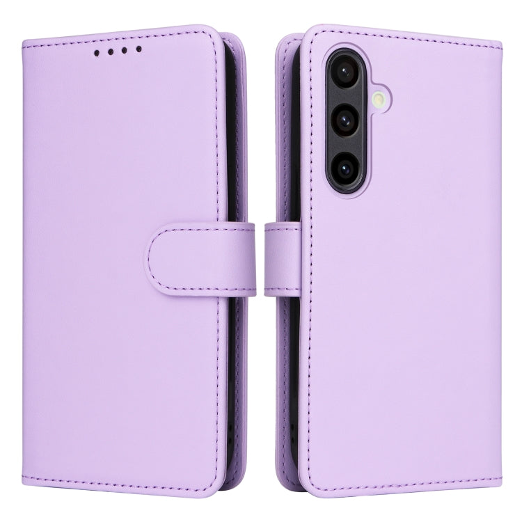 For Samsung Galaxy S24 FE 5G BETOPNICE BN-005 2 in 1 Detachable Imitate Genuine Leather Phone Case(Light Purple) - Galaxy S24 FE 5G Cases by BETOPNICE | Online Shopping South Africa | PMC Jewellery | Buy Now Pay Later Mobicred