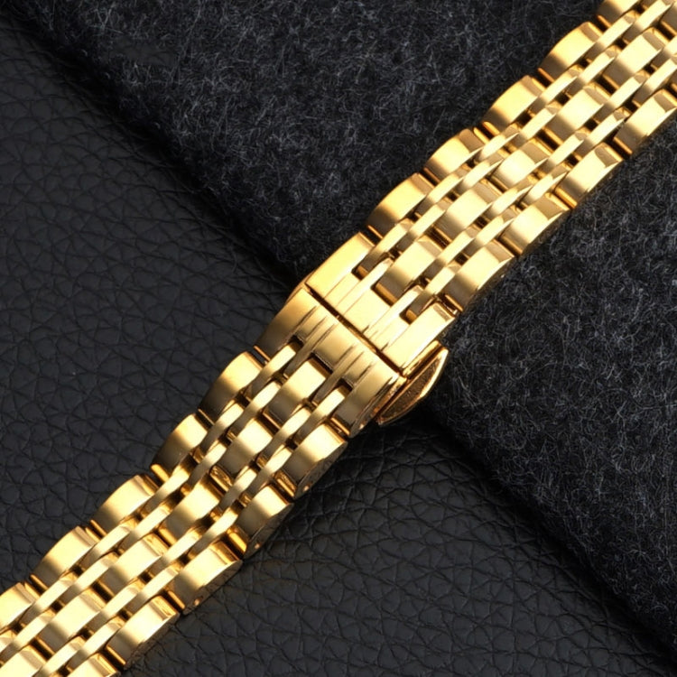 For Garmin Lily 2 Seven-beads 14mm Stainless Steel Watch Band(Gold) - free shipping - PMc TechLife - Order now!