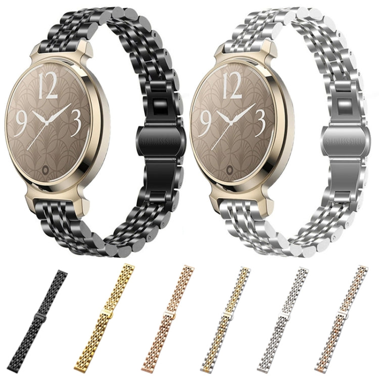 For Garmin Lily 2 Seven-beads 14mm Stainless Steel Watch Band(Vintage Gold) - free shipping - PMc TechLife - Order now!