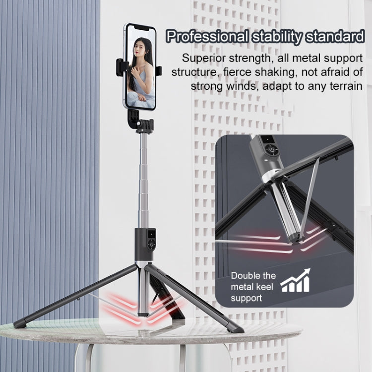 P89E Multi-function Live Broadcast Stand Mobile Phone Bluetooth Selfie Stick, 1.8m - Selfie Sticks by PMC Jewellery | Online Shopping South Africa | PMC Jewellery | Buy Now Pay Later Mobicred