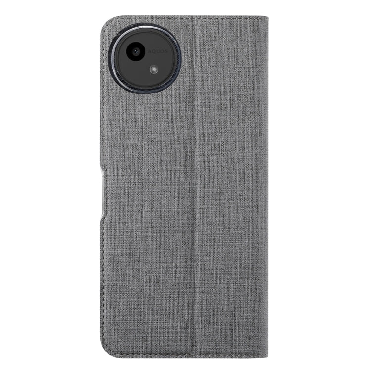 For Sharp Aquos Wish4 ViLi DMX Series TPU + PU Leather Magnetic Phone Case(Grey) - More Brand by ViLi | Online Shopping South Africa | PMC Jewellery | Buy Now Pay Later Mobicred