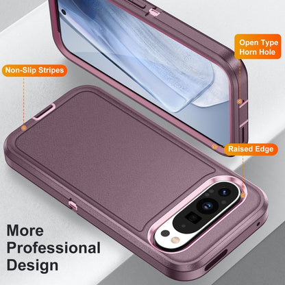 For Google Pixel 9 Pro Life Waterproof Rugged PC + Silicone Phone Case(Purple + Pink) - Google Cases by PMC Jewellery | Online Shopping South Africa | PMC Jewellery | Buy Now Pay Later Mobicred