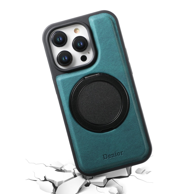 For iPhone 16 Denior A14 Skin Feel Rotating Holder MagSafe Phone Case(Blue) - free shipping - PMC TechLife - Order now!