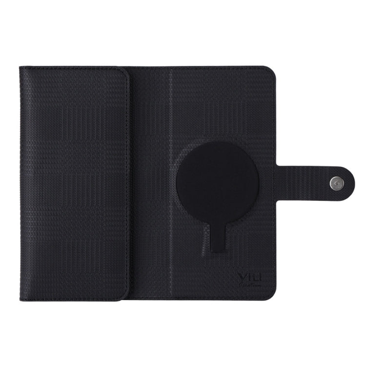 For Samsung Galaxy S24 5G ViLi GHA-C Series RFID MagSafe Magnetic Flip Leather Phone Case(Black) - free shipping - PMC Jewellery - Order now!