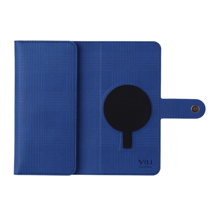 For Samsung Galaxy S24+ 5G ViLi GHB-C Series RFID MagSafe Magnetic Flip Leather Phone Case(Blue) - free shipping - PMC Jewellery - Order now!