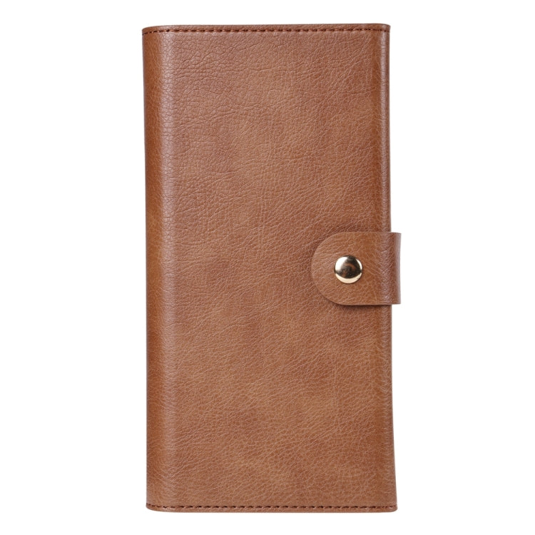 For iPhone 16 ViLi GVB Series MagSafe Magnetic RFID Leather Phone Case(Brown) - iPhone 16 Cases by ViLi | Online Shopping South Africa | PMC Jewellery | Buy Now Pay Later Mobicred