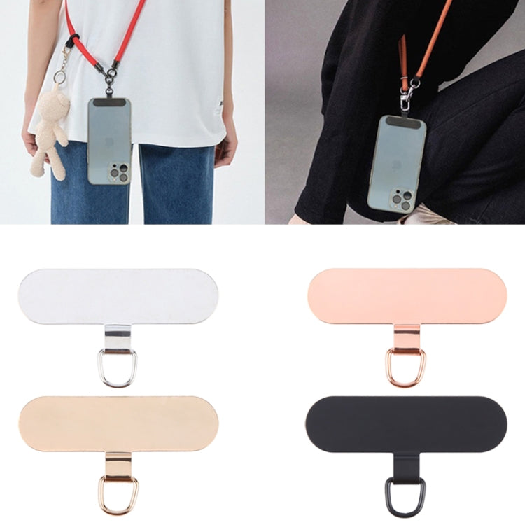 Oval Metal Mobile Phone Lanyard Fixing Gasket(Gold) - free shipping - PMc TechLife - Order now!