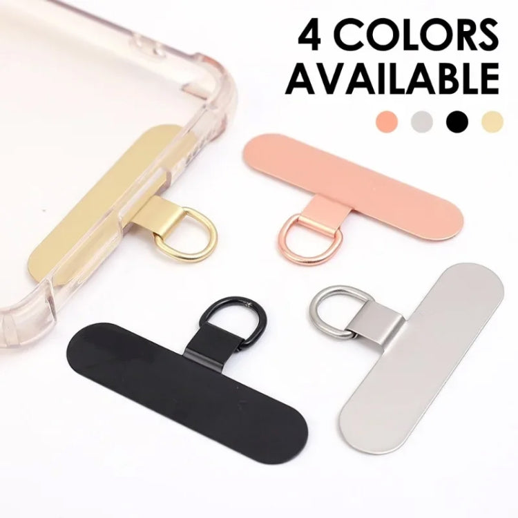 Oval Metal Mobile Phone Lanyard Fixing Gasket(Gold) - free shipping - PMc TechLife - Order now!