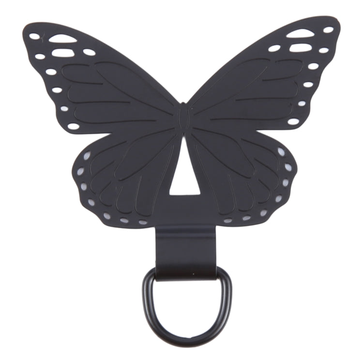 Butterfly Metal Mobile Phone Lanyard Fixing Gasket(Black) - Lanyards & Wrist Straps by PMc TechLife | Online Shopping South Africa | PMc TechLife | Buy Now Pay Later Mobicred