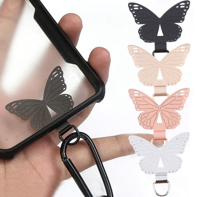 Butterfly Metal Mobile Phone Lanyard Fixing Gasket(Silver) - free shipping - PMc TechLife - Order now!