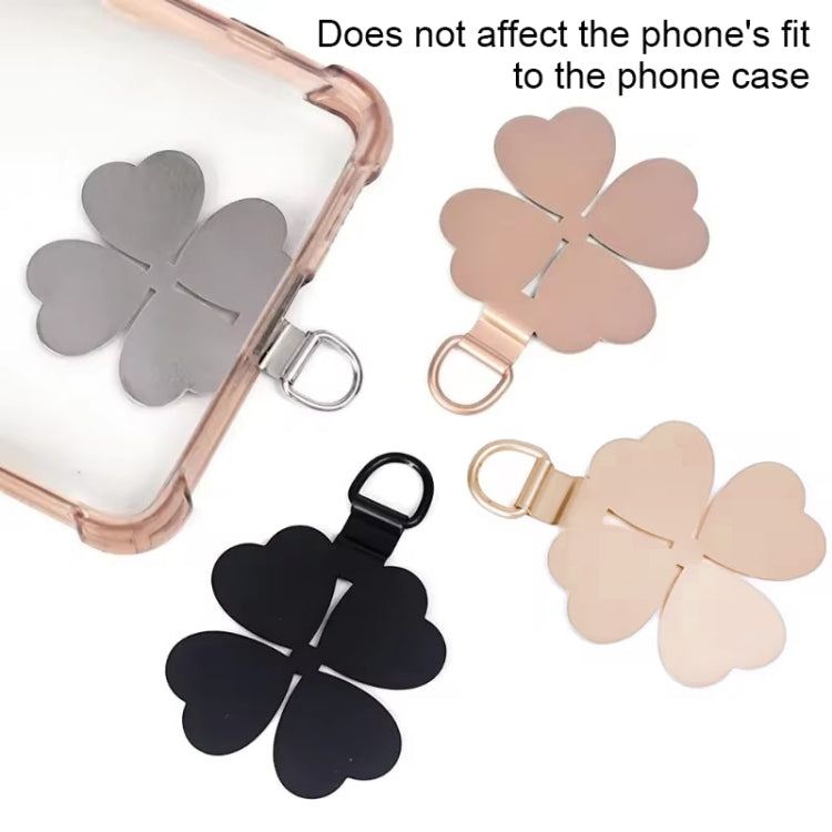 Four-leaf Metal Mobile Phone Lanyard Fixing Gasket(Gold) - free shipping - PMc TechLife - Order now!
